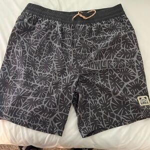 Howler Brothers Monstera Leaves Board Shorts